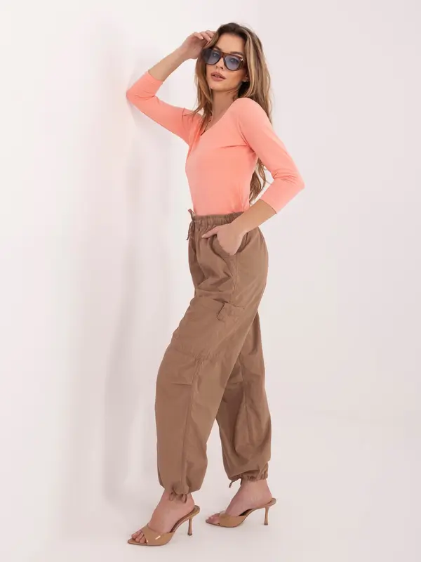 RUE PARIS Osnovna bluza breskve