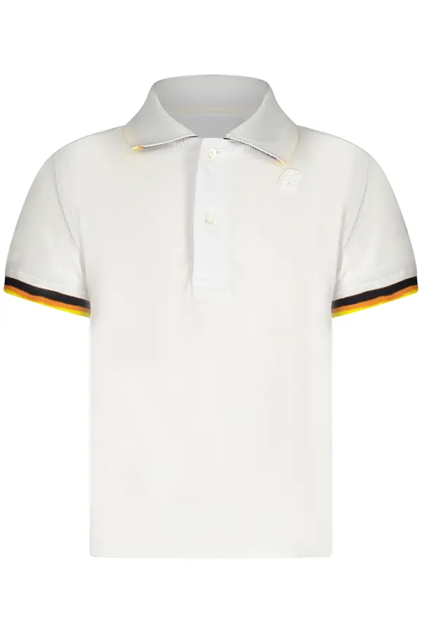 K-Way Otroška bela polo majica s kratkimi rokavi