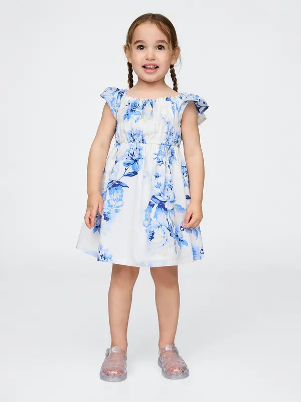 GAP Otroška bombažna obleka GAP