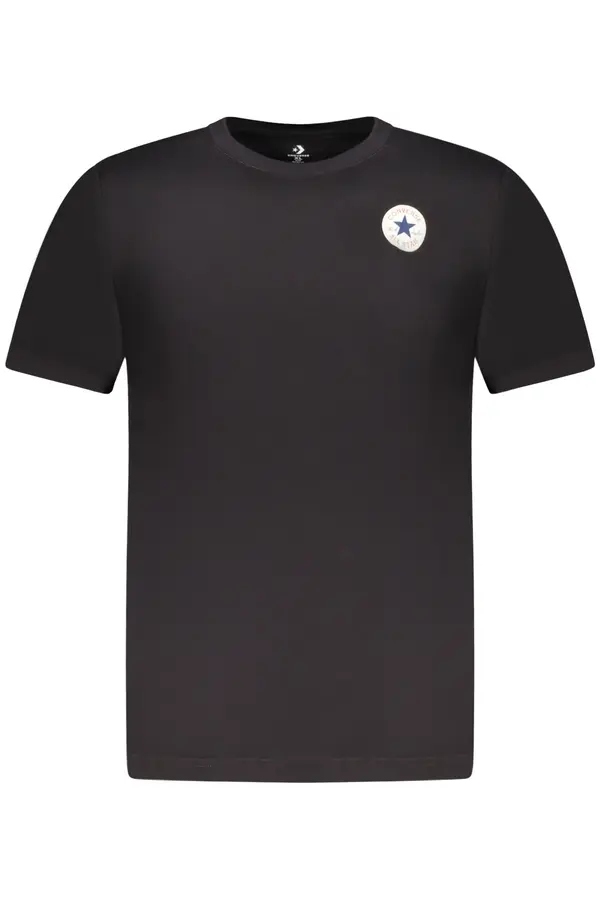 Converse Otroška črna majica s kratkimi rokavi