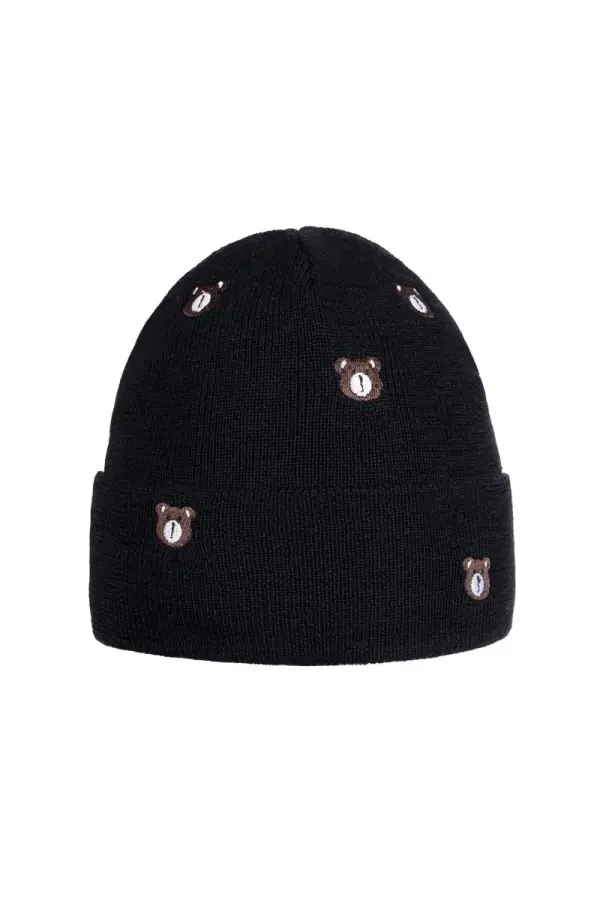 Ander Otroška kapa Ander MEDVEDEK iz merino volne