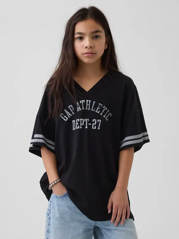 GAP Otroška majica Gap Athletic Oversized