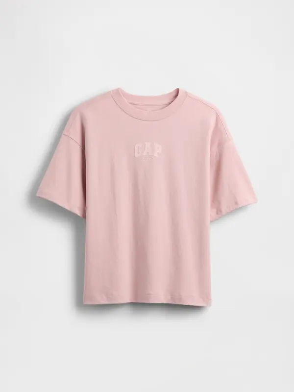 GAP Otroška majica GAP z velikimi rokavi in ​​logotipom