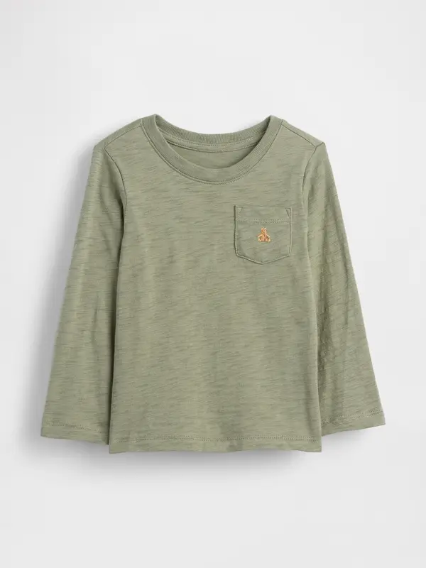 GAP Otroška majica z dolgimi rokavi GAP