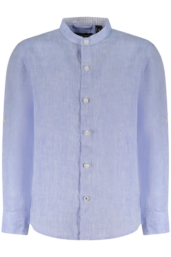 North Sails Otroška modra majica z dolgimi rokavi