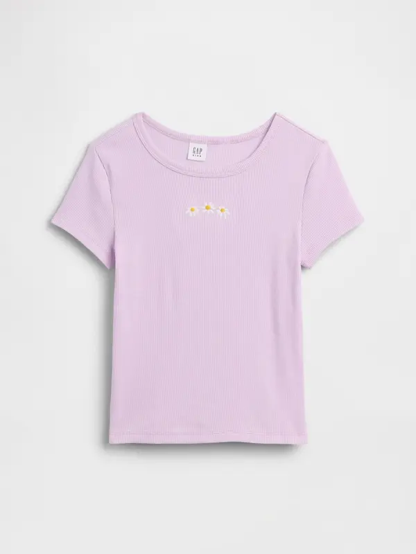 GAP Otroška rebrasta majica GAP