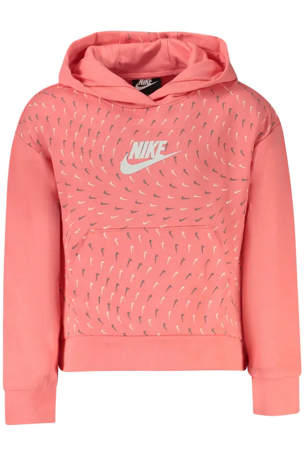 Nike Otroška roza Nike jopa s kapuco