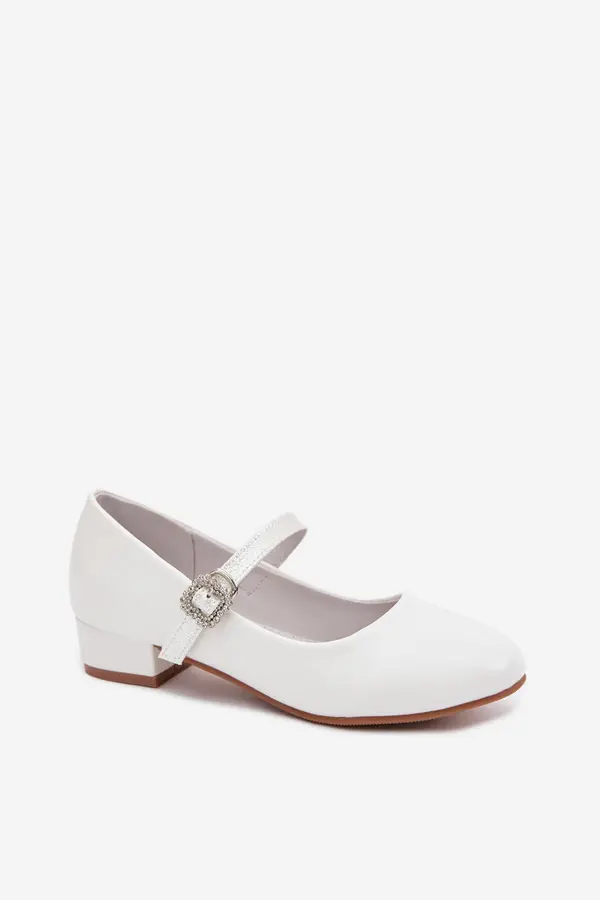 VINCEZA Otroške balerinke z bleščečim paščkom Vinceza