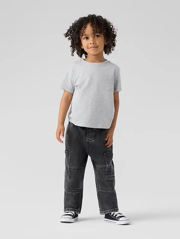 GAP Otroške kavbojke širokega kargo stila