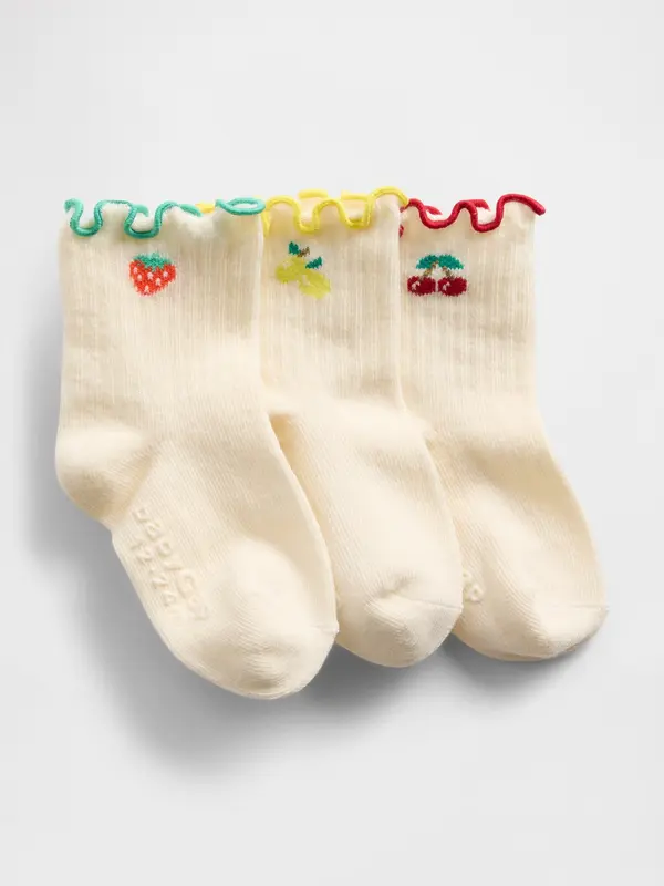 GAP Otroške nogavice GAP, 3 pari - Dekliške