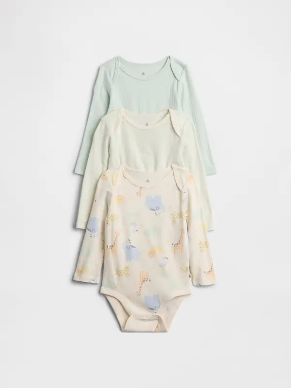 GAP Otroški bodiji GAP, 3 kosi - Fantje