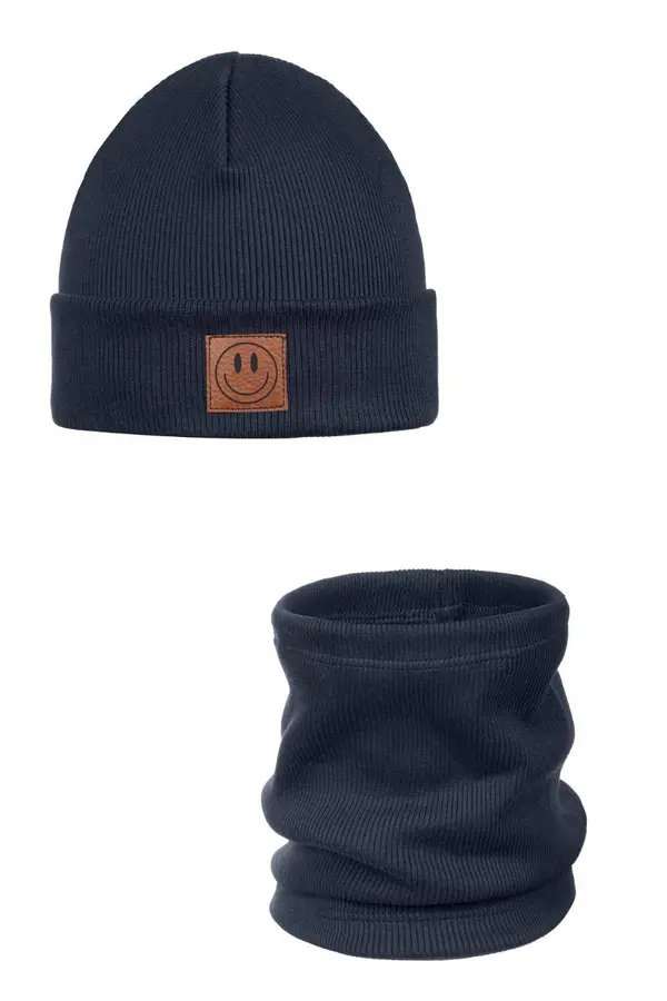 Ander Otroški komplet kape in šala SMILE