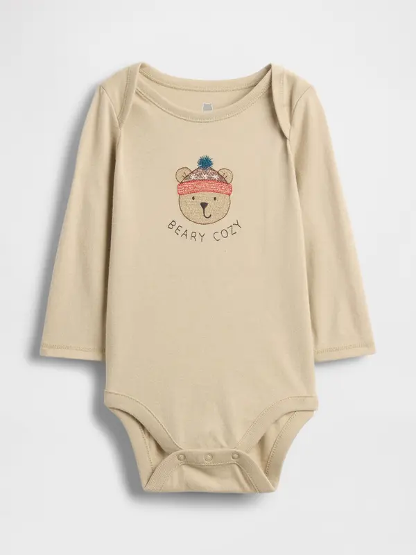 GAP Otroški potiskani bodiji GAP