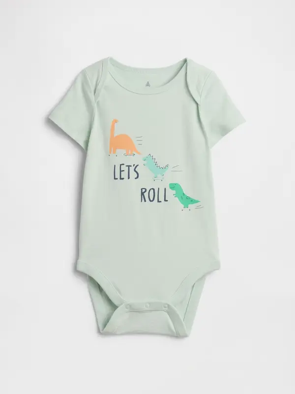 GAP Otroški potiskani bodiji GAP