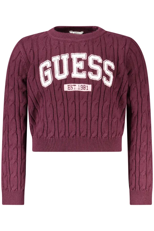 GUESS JEANS Otroški vijolični pulover GUESS JEANS