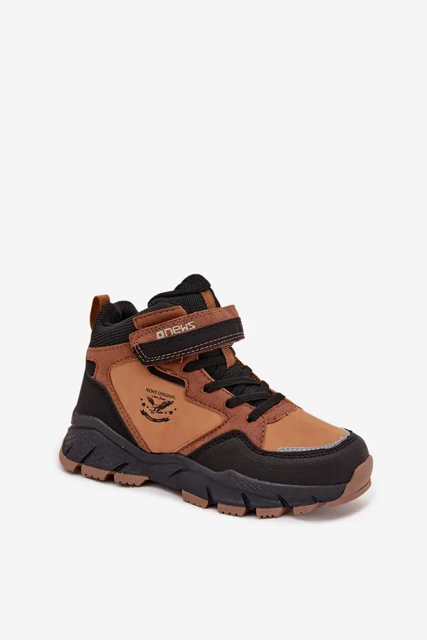 Boto Otroški zimski pohodniški čevlji z ježkom