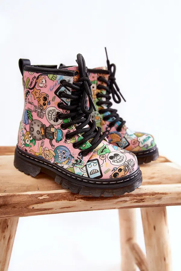 Boto Otroški zimski škornji s potiskom