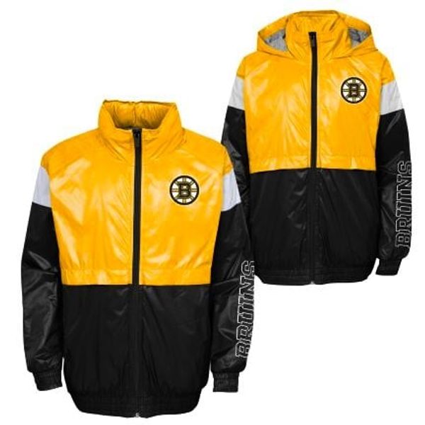 Outerstuff Outerstuff Children's Jacket GOAL LINE STANCE FZ WINDBREAKE BOSTON BRUINS