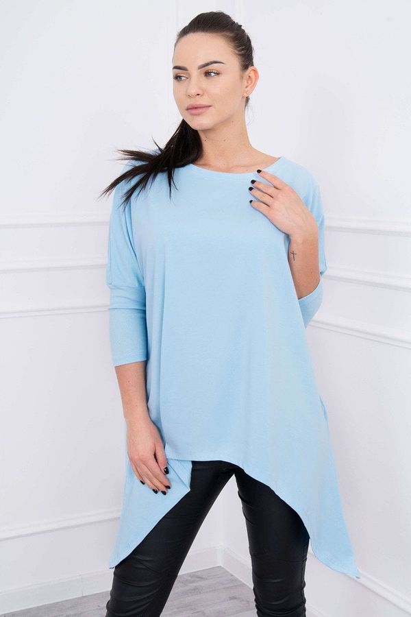 Kesi Oversize blouse in azure color