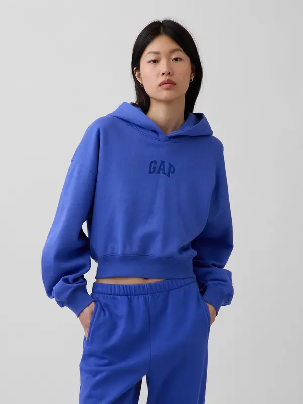 GAP Oversize Crop jopica z logotipom VintageSoft