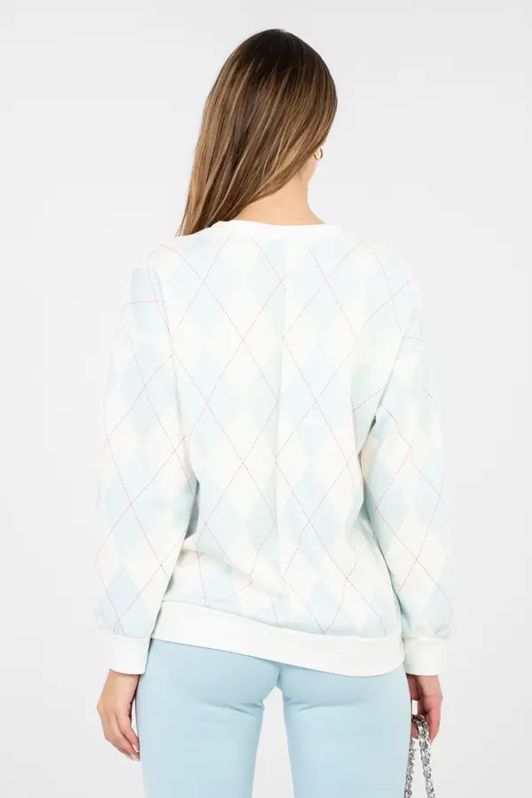 Italy Moda Oversize pulover v pastelnih barvah