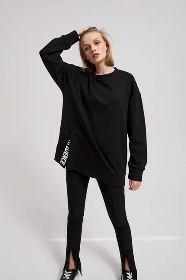 Moodo Oversize sweatshirt with inscription