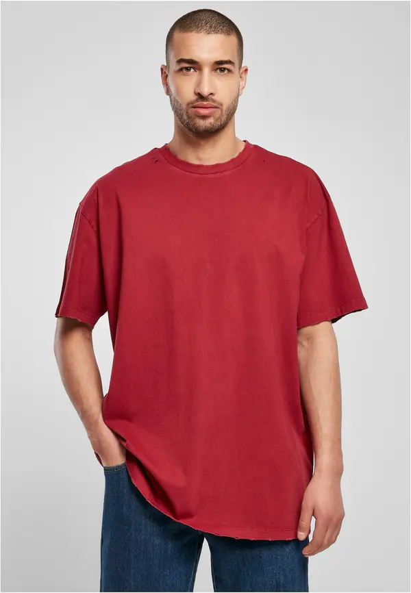 Urban Classics Oversized Distressed Tee Brick