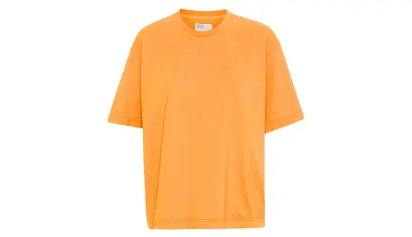 Colorful Standard Oversized majica s kratkimi rokavi, barvita, standardna, oranžna