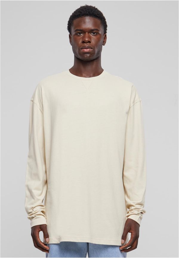 UC Men Oversized Open Edge Longsleeve sand