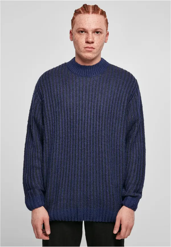 Urban Classics Oversized two-tone sweater navy navy