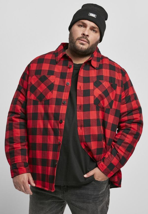 UC Men Padded flannel shirt black/red
