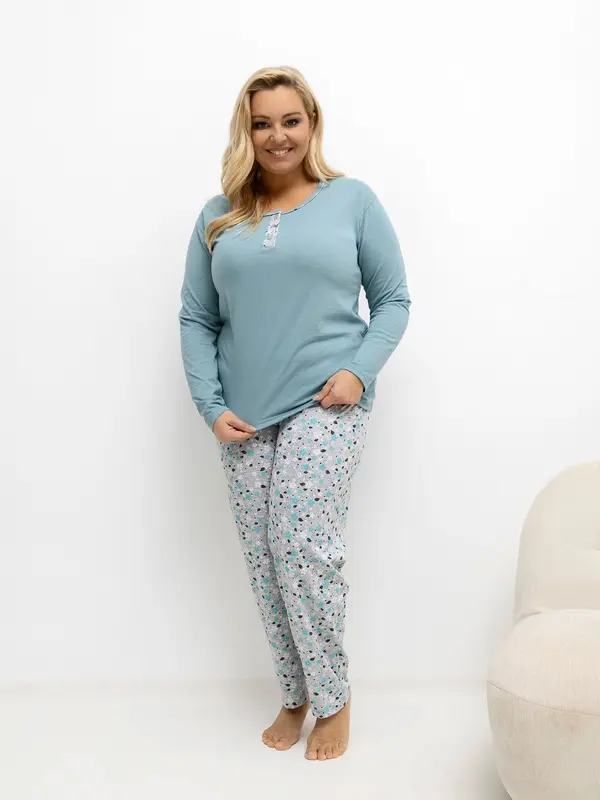 Forever Pink Pajamas-DU-KN-FP-502.97-dark mint