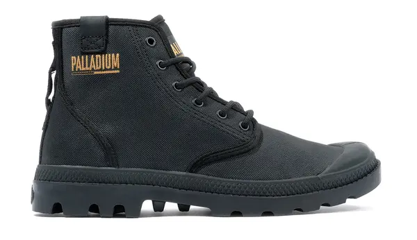 Palladium Palladium Pampa Hi Coated črni čevlji z vezalkami