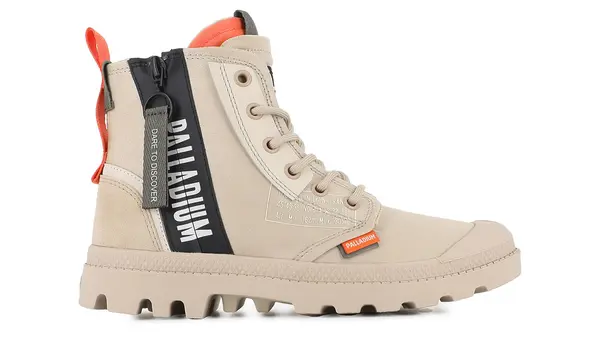 Palladium Palladium Pampa HI Dare Zip čevlji rjave barve