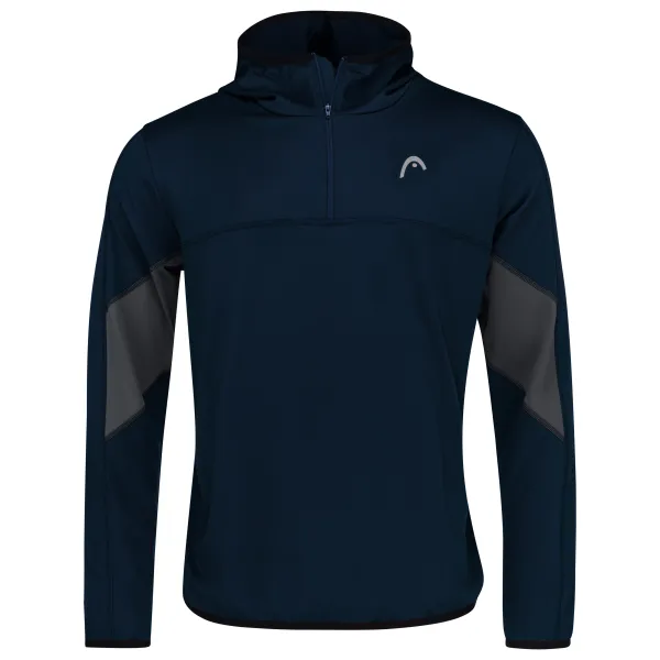 Head Pánská mikina Head  Club 22 Tech Hoodie Men Dark Blue M