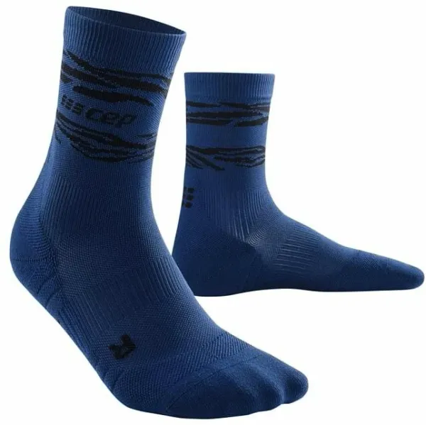 Cep Pánské kompresní ponožky CEP Animal Dark Blue/Black