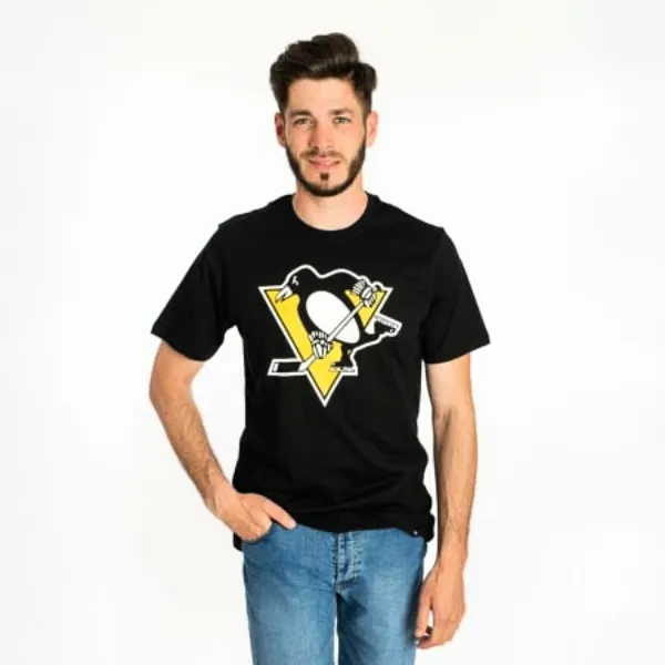 47 Brand Pánské tričko 47 Brand  NHL Pittsburgh Penguins Imprint ’47 Echo Tee