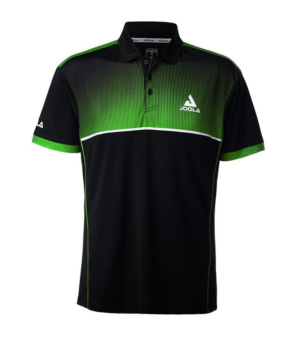 Joola Pánské tričko Joola  Shirt Edge Black/Green M