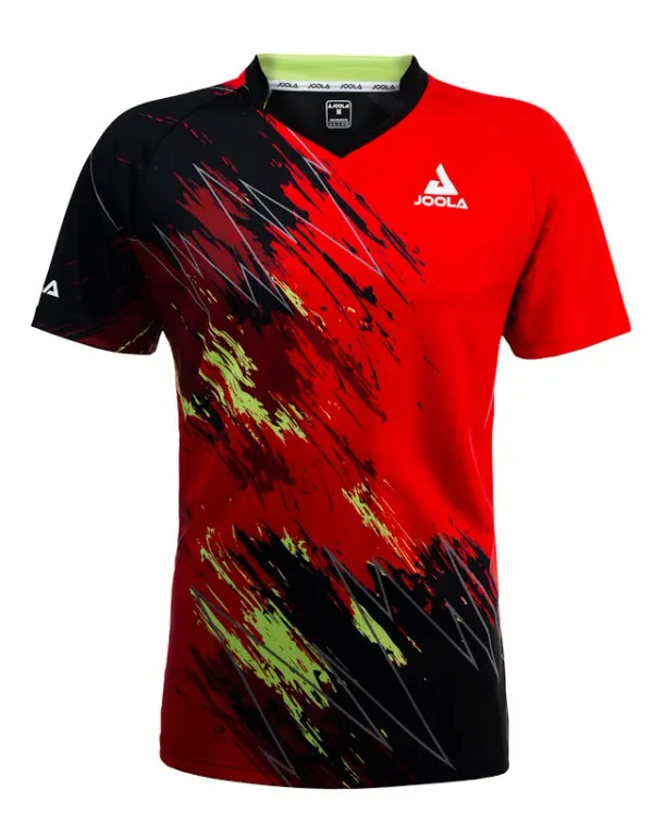 Joola Pánské tričko Joola  Shirt Elanus Black/Red M