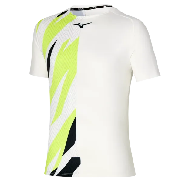 Mizuno Pánské tričko Mizuno  Shadow Graphic Tee White S