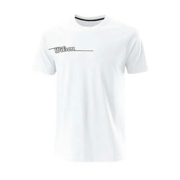 Wilson Pánské tričko Wilson Team II Tech Tee White