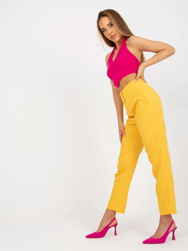 XSAPIENZA Pants-BR-SP-219.71-dark yellow