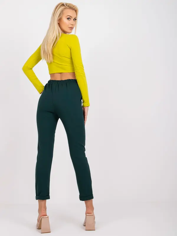 Italy Moda Pants-DHJ-SP-13926.02-dark green