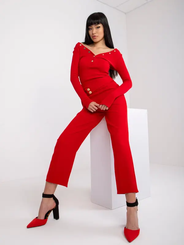 Factory Price Pants-FE-SP-5704.69P-Red