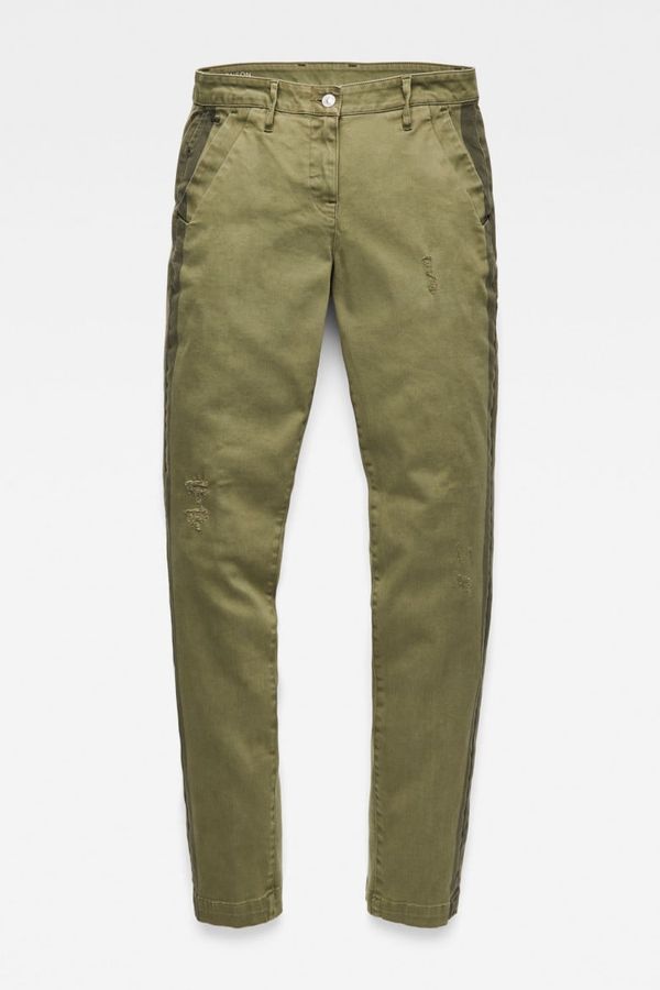 G Star Pants - G-STAR Bronson mid skinny ankle wmn olive