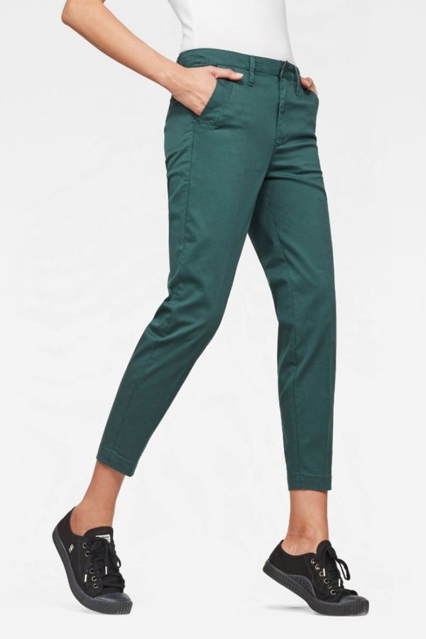 G Star Pants - G-STAR Bronson mid skinny chino wmn green