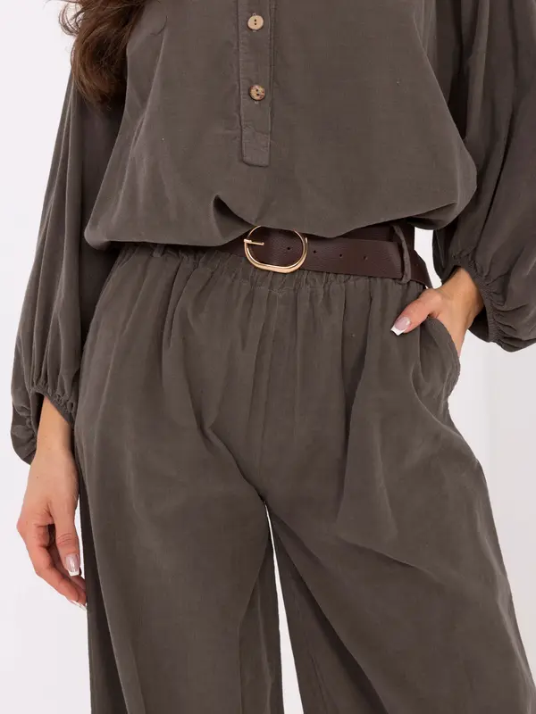 Italy Moda Pants-IT-SP-25782.73-dark khaki