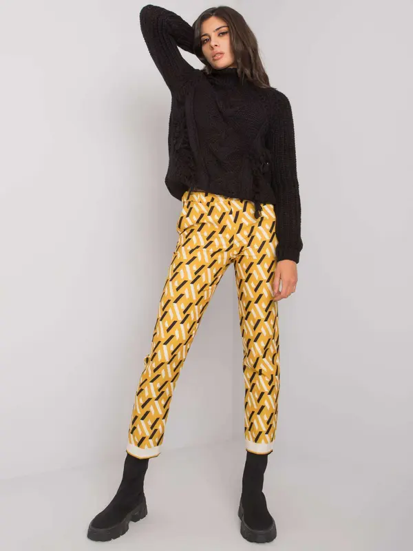 Factory Price Pants-LC-SP-22K-5000.87P-Black-Yellow