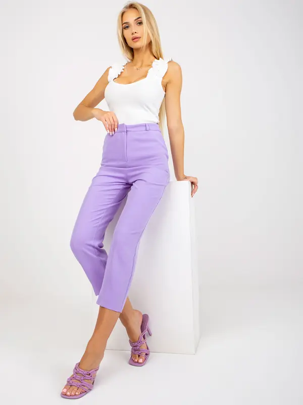 RUE PARIS Pants-TO-SP-18154.10X-light purple