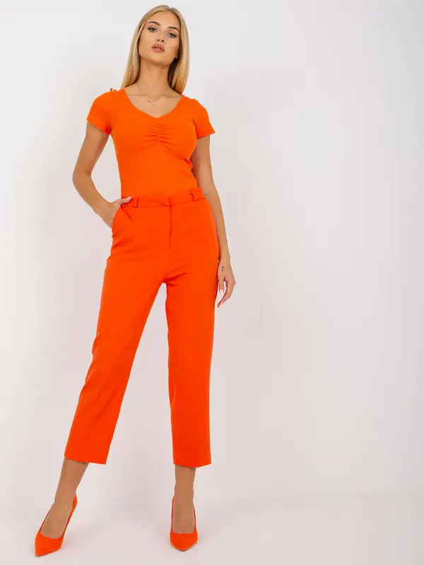 RUE PARIS Pants-TO-SP-18154.10X-orange